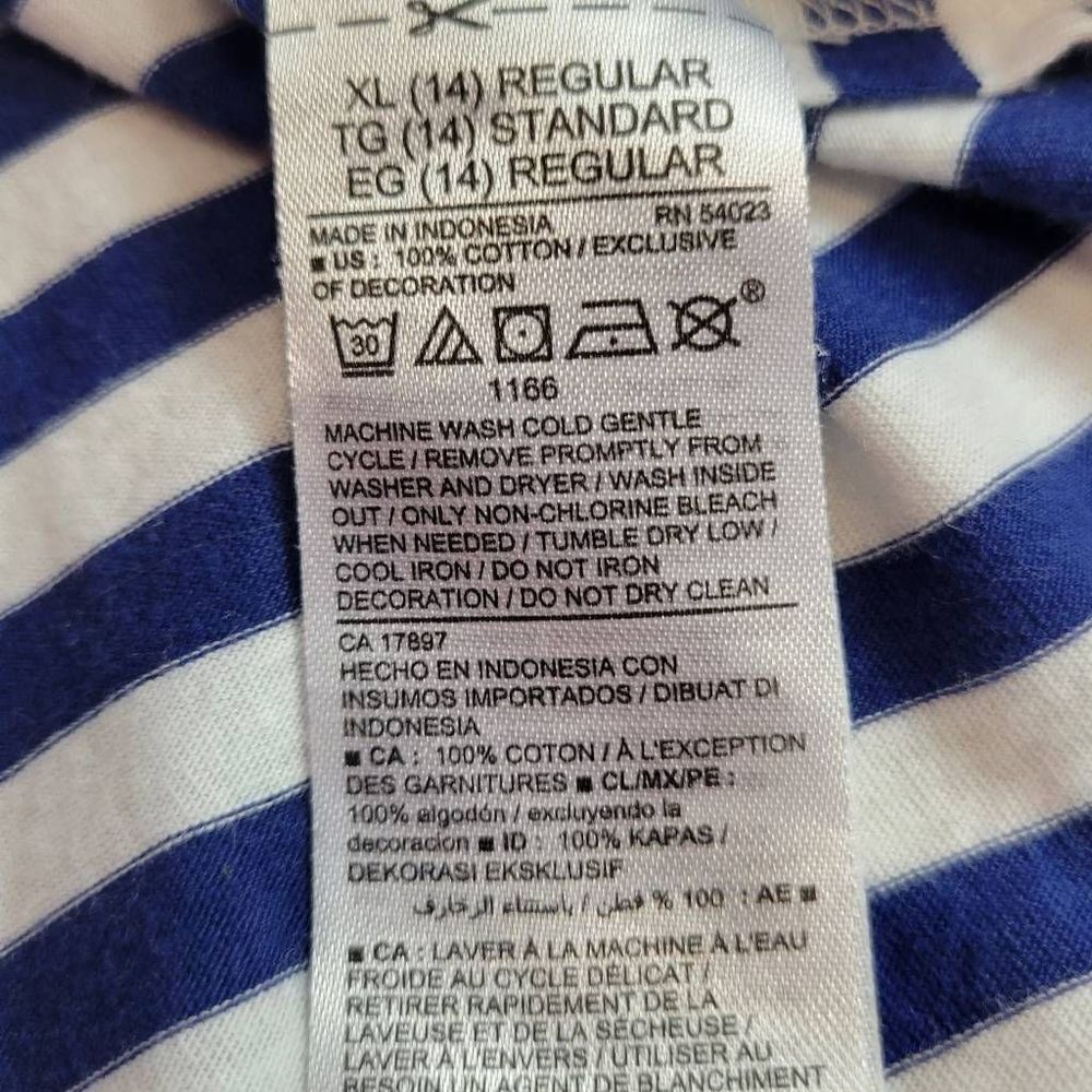Old Navy stripped Love tunic XL14 - Picture 4 of 4